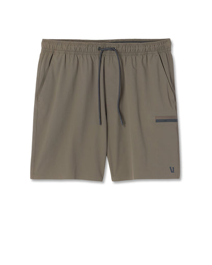 Grafton Short Unlined 7" Men's Training Shorts in Bark | Vuori For sale