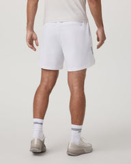 Crosscourt Short Unlined 7" Men's White Tennis Shorts | Vuori Online