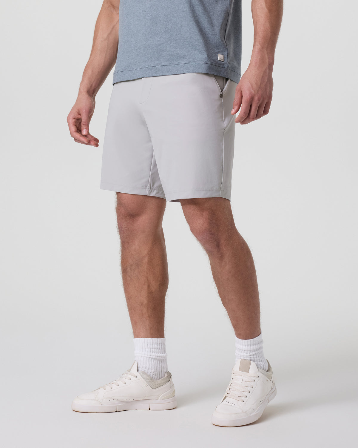 Fleet Chino Short 8" Men's Fog Shorts | Vuori US