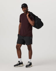 Crosscourt Short Unlined 7" Men's Black Tennis Shorts | Vuori Clothing