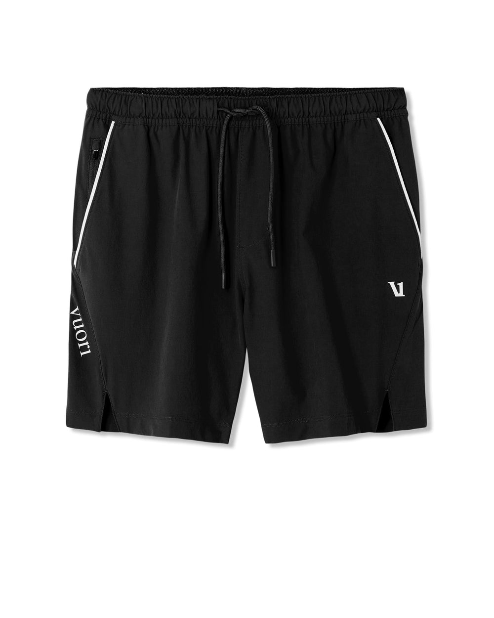 Crosscourt Short Unlined 7" Men's Black Tennis Shorts | Vuori Clothing