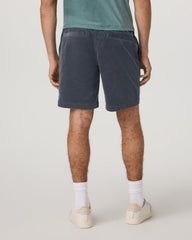 Optimist Elastic Waist Short 8" Men's Charcoal Shorts | Vuori