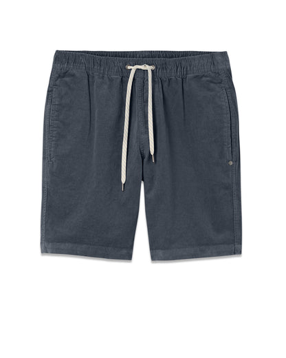 Optimist Elastic Waist Short 8" Men's Charcoal Shorts | Vuori