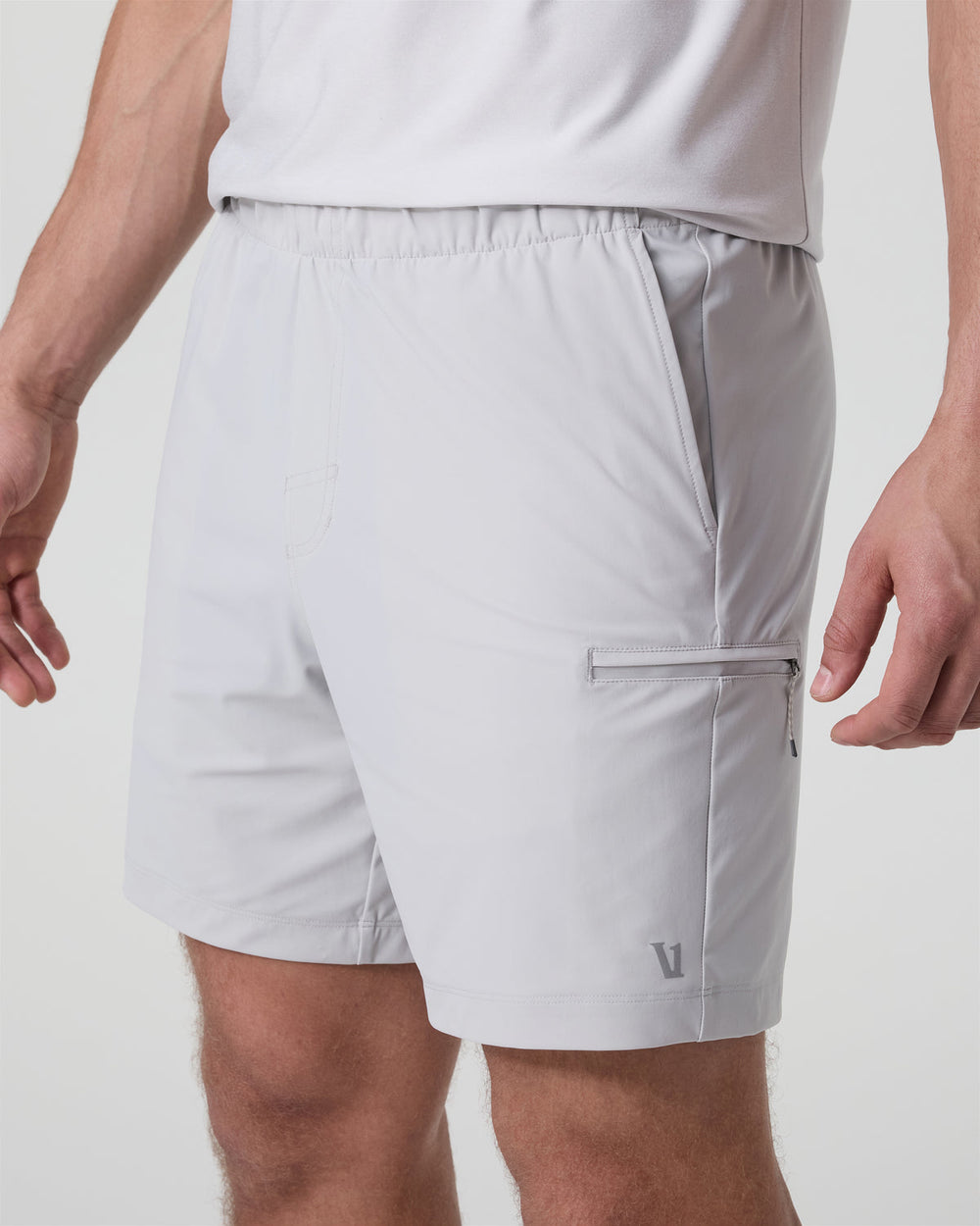 Fleet Sport Short Unlined Classic Fit 7" Sky Grey | Vuori Discount