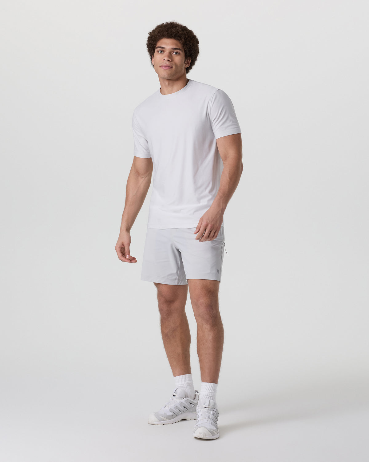Fleet Sport Short Unlined Classic Fit 7" Sky Grey | Vuori Discount