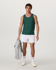 Crosscourt Short Unlined 5" Men's White Tennis Shorts | Vuori Clothing