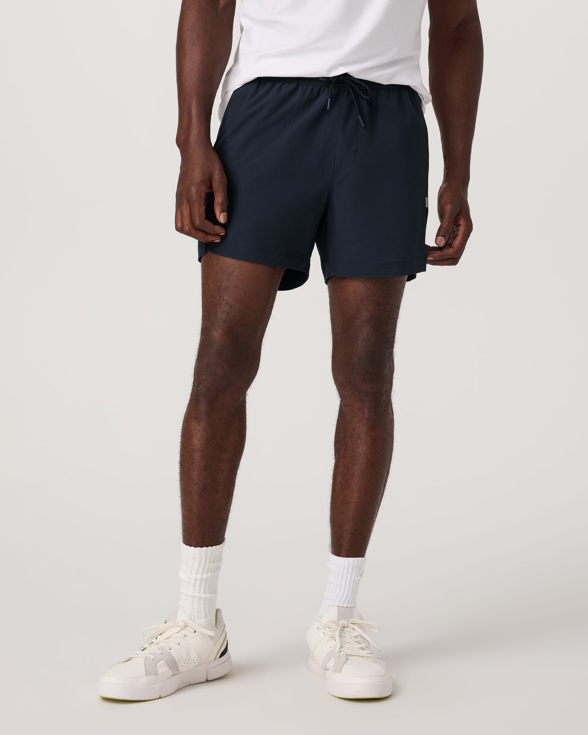 Crosscourt Short Unlined 5" Men's Navy Tennis Shorts | Vuori
