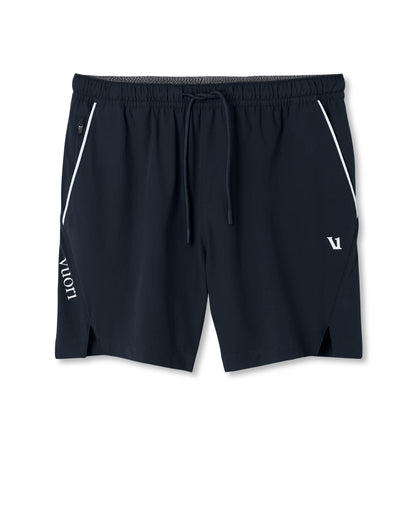 Crosscourt Short Unlined 5" Men's Navy Tennis Shorts | Vuori