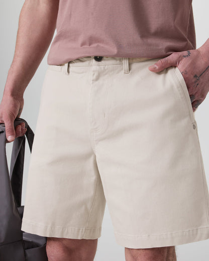 Fletcher Short Classic Fit 8" Oatmeal | Vuori On sale