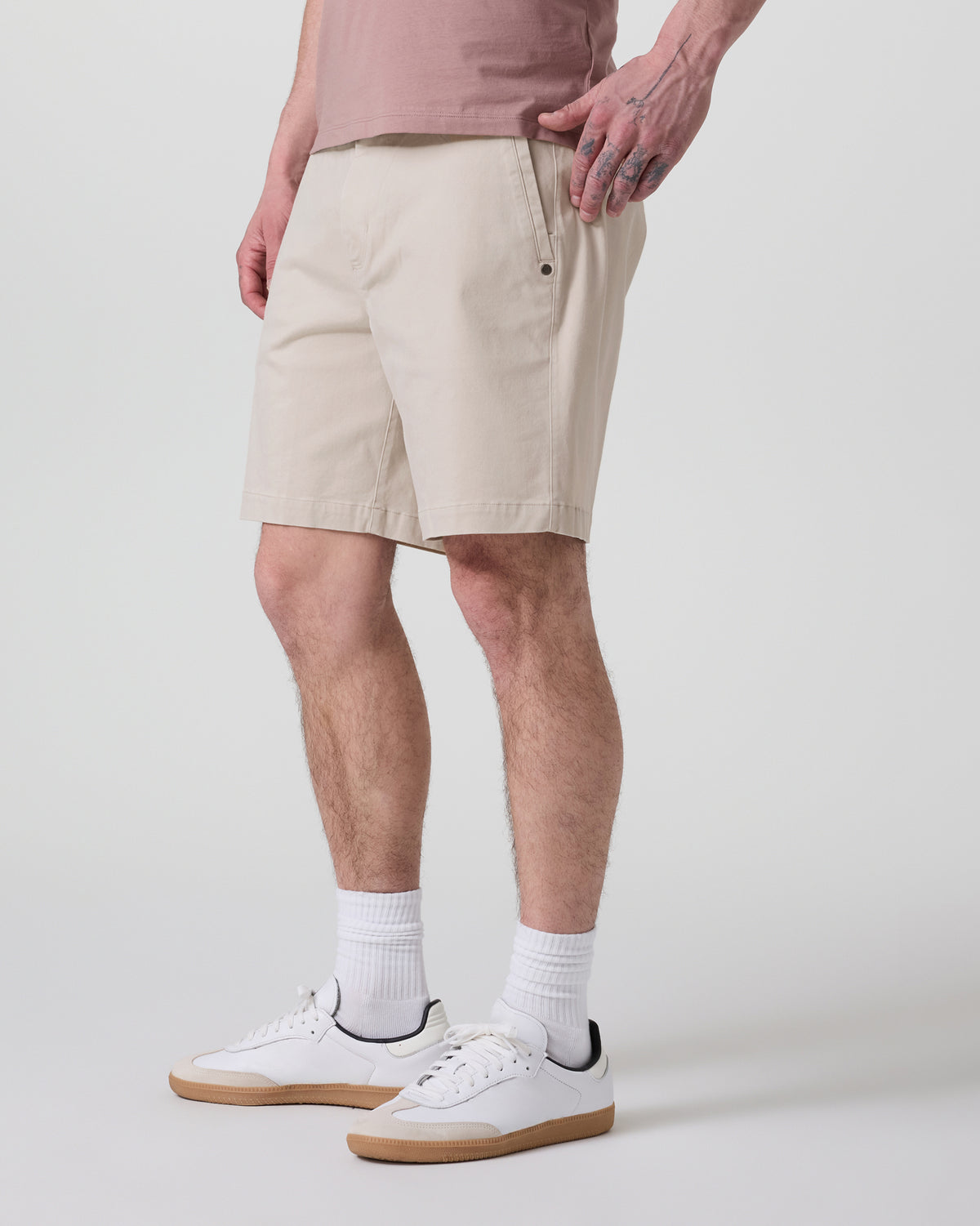 Fletcher Short Classic Fit 8" Oatmeal | Vuori On sale