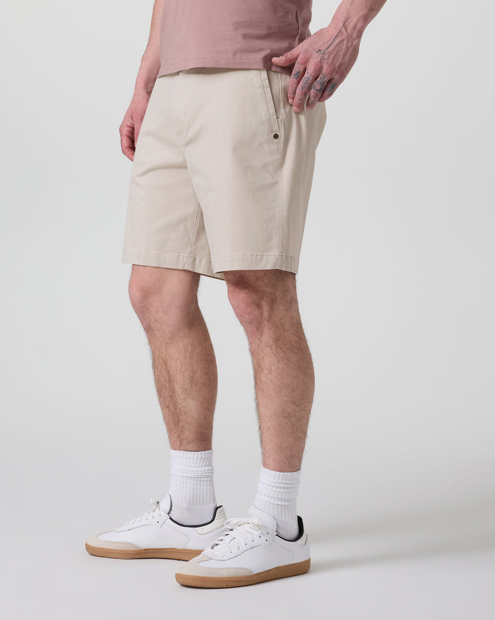 Fletcher Short Classic Fit 8" Oatmeal | Vuori On sale
