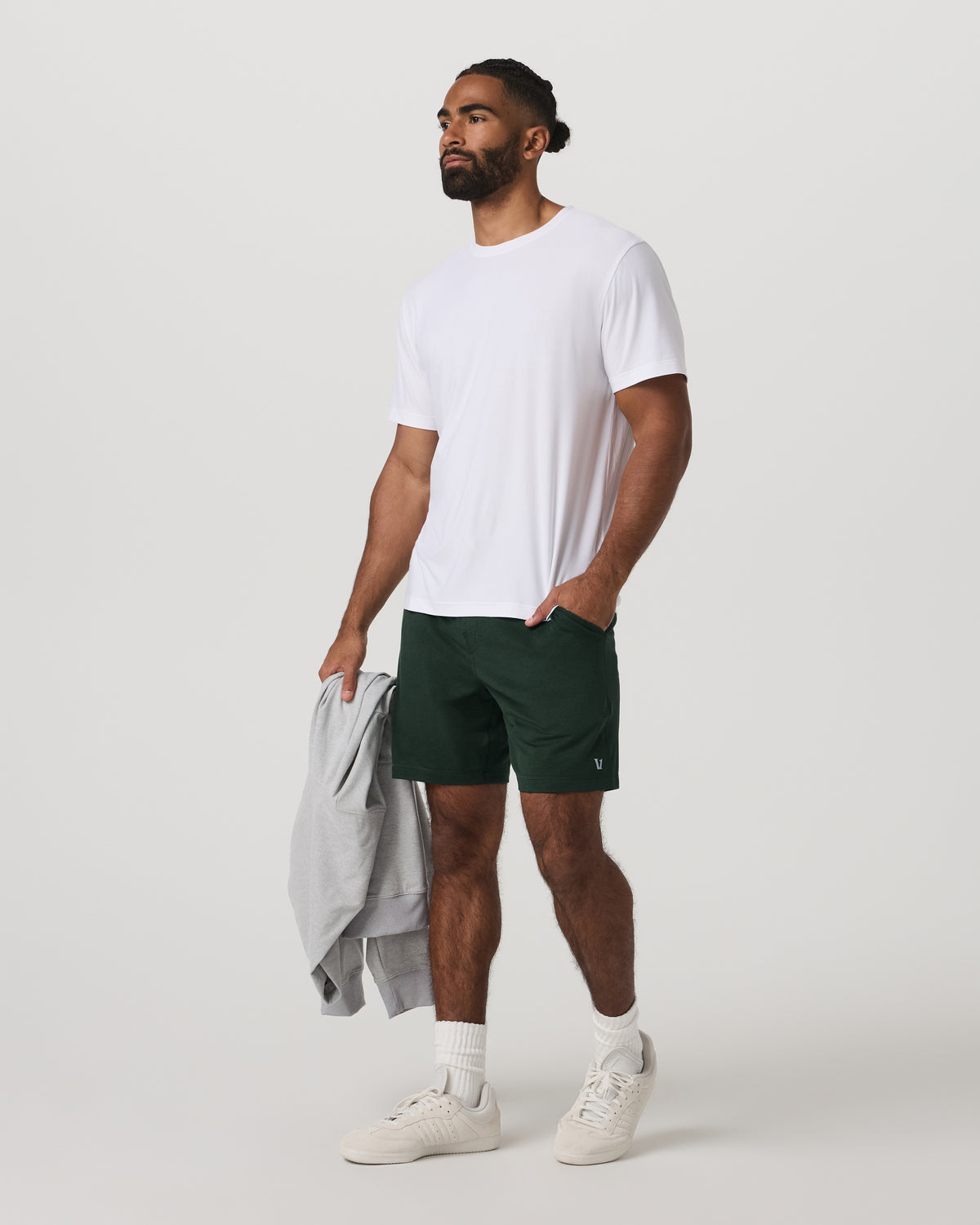 Ponto Performance Short 7" Men's Spruce Heather Shorts | Vuori On sale