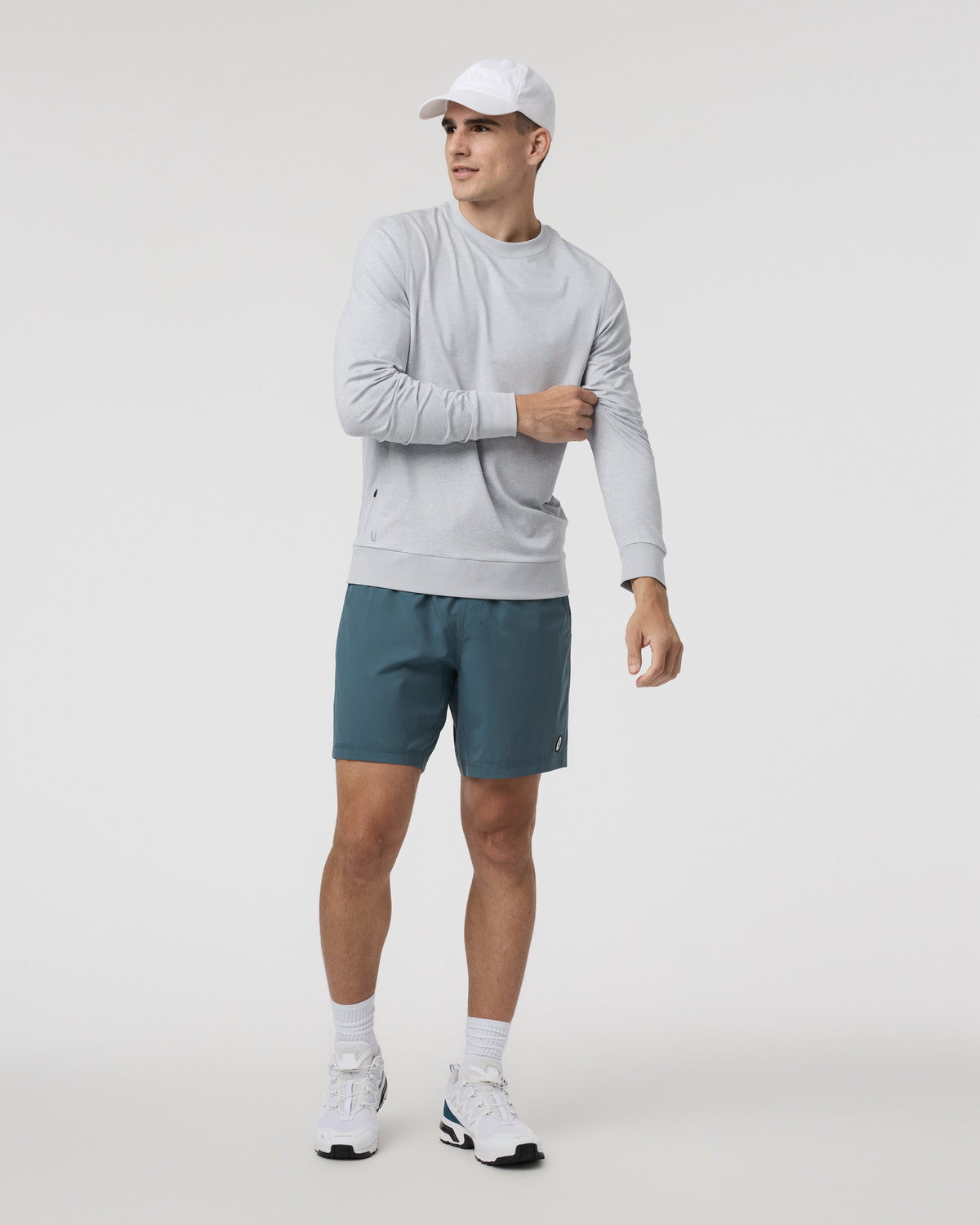 Kore Short Lined 7" Men's Light Deep Sea Athletic Shorts | Vuori Outlet