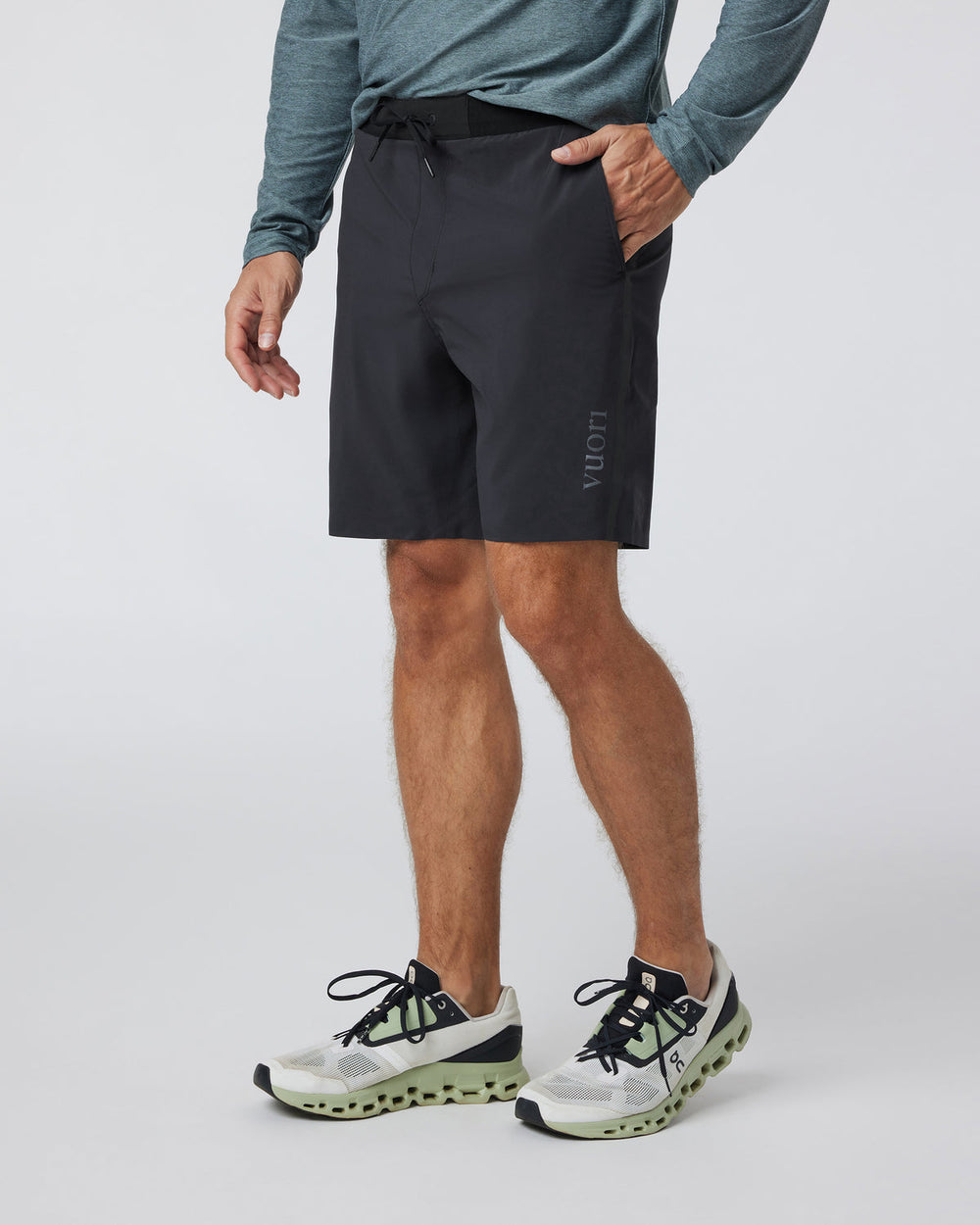 Domain Performance Short Men's Black Workout Shorts | Vuori Sale