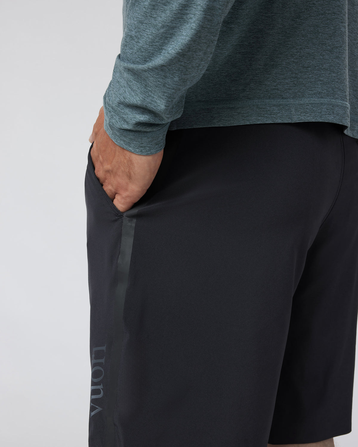 Domain Performance Short Men's Black Workout Shorts | Vuori Sale