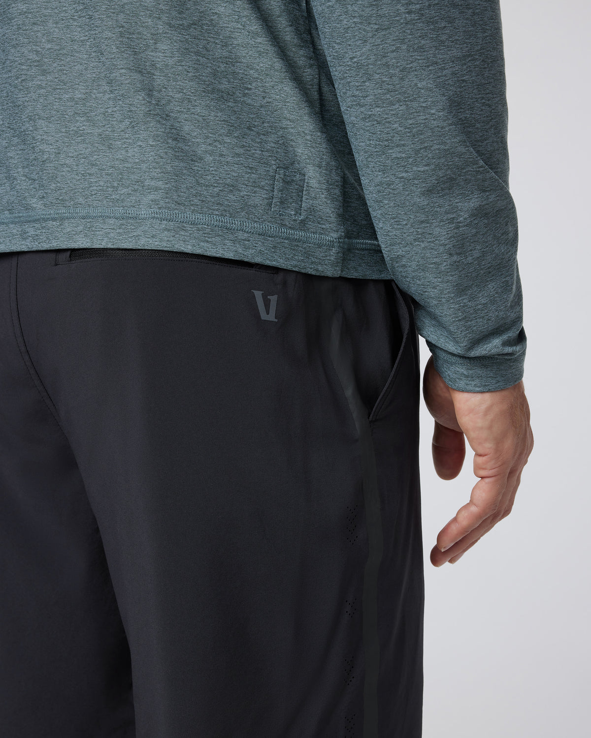 Domain Performance Short Men's Black Workout Shorts | Vuori Sale