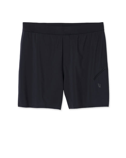 Qualify Run Short Lined 6" Men's Black Run Shorts | Vuori For sale