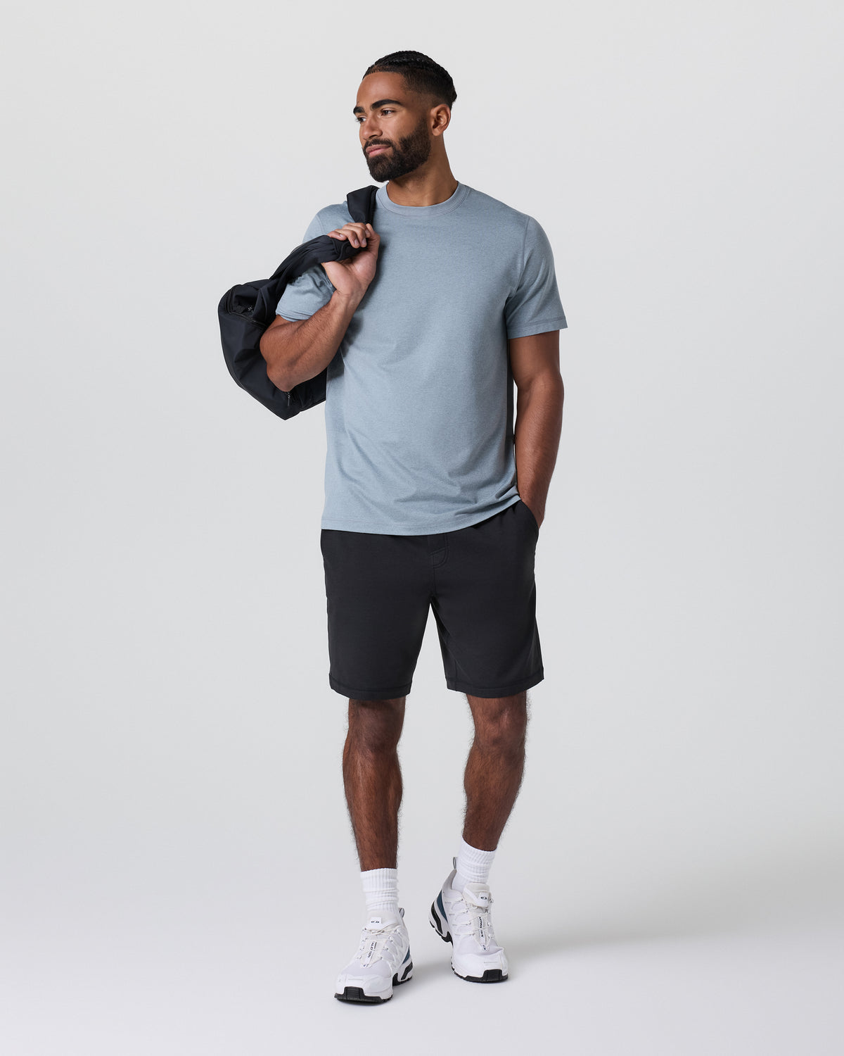 Coronado Short 8" Black Heather | Vuori Online