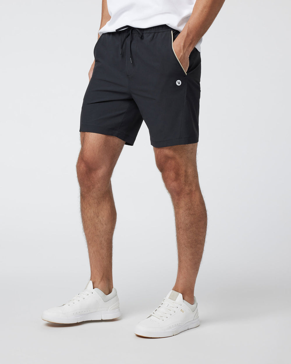 Crosscourt Short Men's Black Tennis Shorts | Vuori Outlet