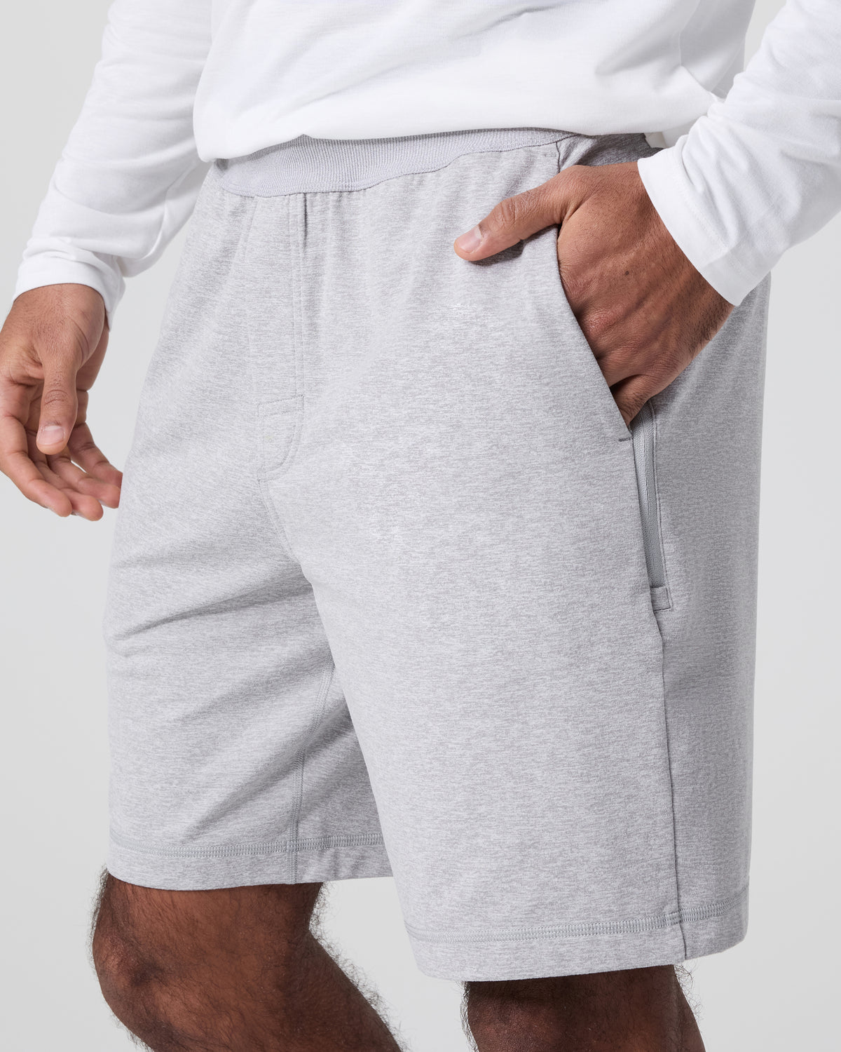 Coronado Short 8" Light Heather Grey | Vuori Clothing