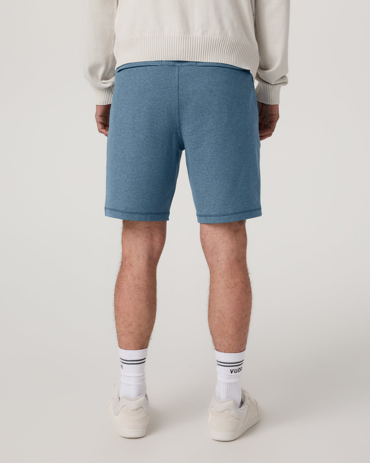Coronado Short 8" Men's Pool Blue Heather Lounge Short | Vuori