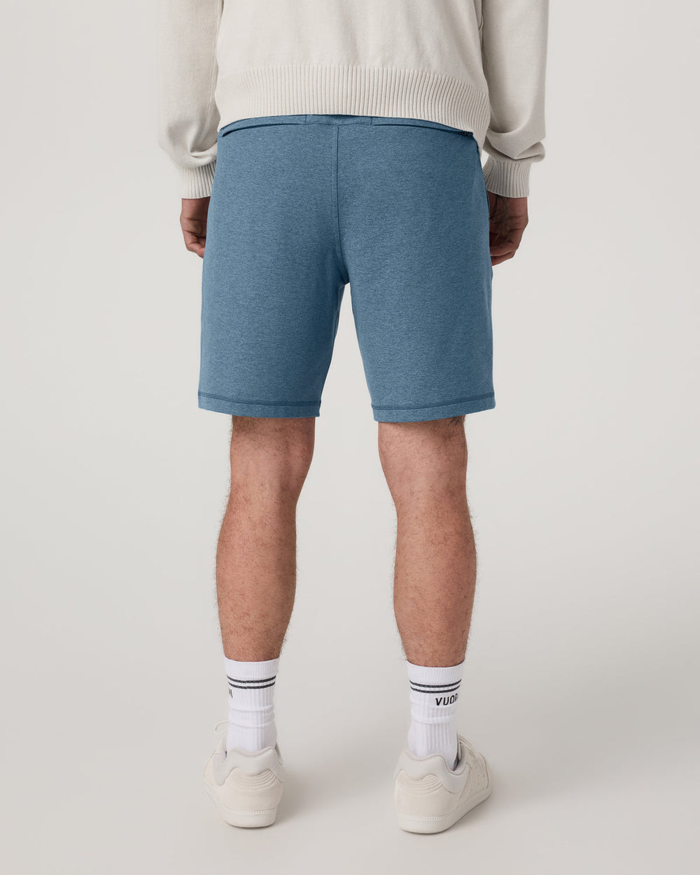 Coronado Short 8" Men's Pool Blue Heather Lounge Short | Vuori