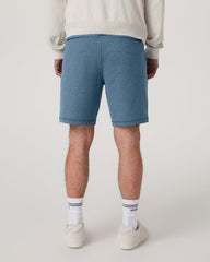 Coronado Short 8" Men's Pool Blue Heather Lounge Short | Vuori