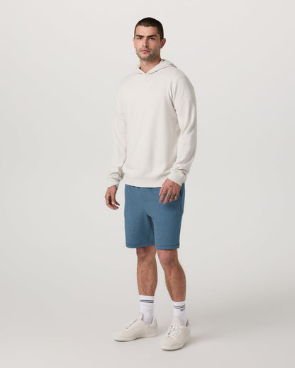 Coronado Short 8" Men's Pool Blue Heather Lounge Short | Vuori