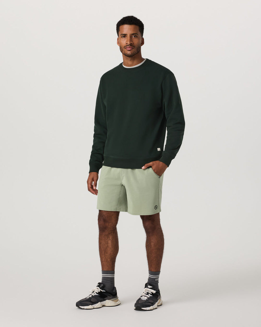 Elevate Kore Short Unlined 7" Men's Agave Shorts | Vuori Outlet