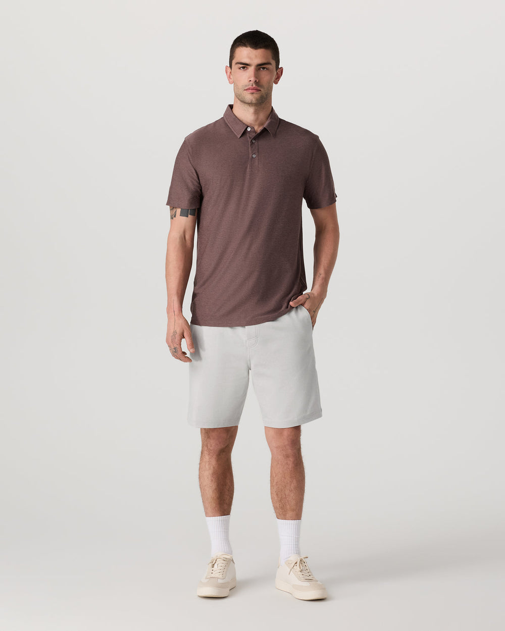 Coronado Short 8" Men's Salt Heather Lounge Bottoms | Vuori US