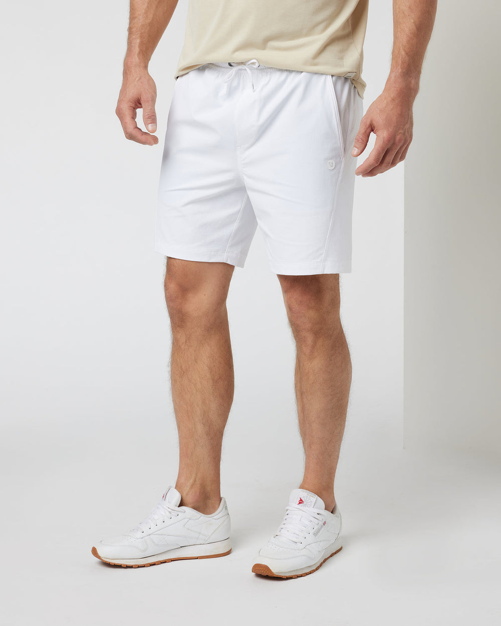 Crosscourt Short Men's White Tennis Shorts | Vuori Clothing