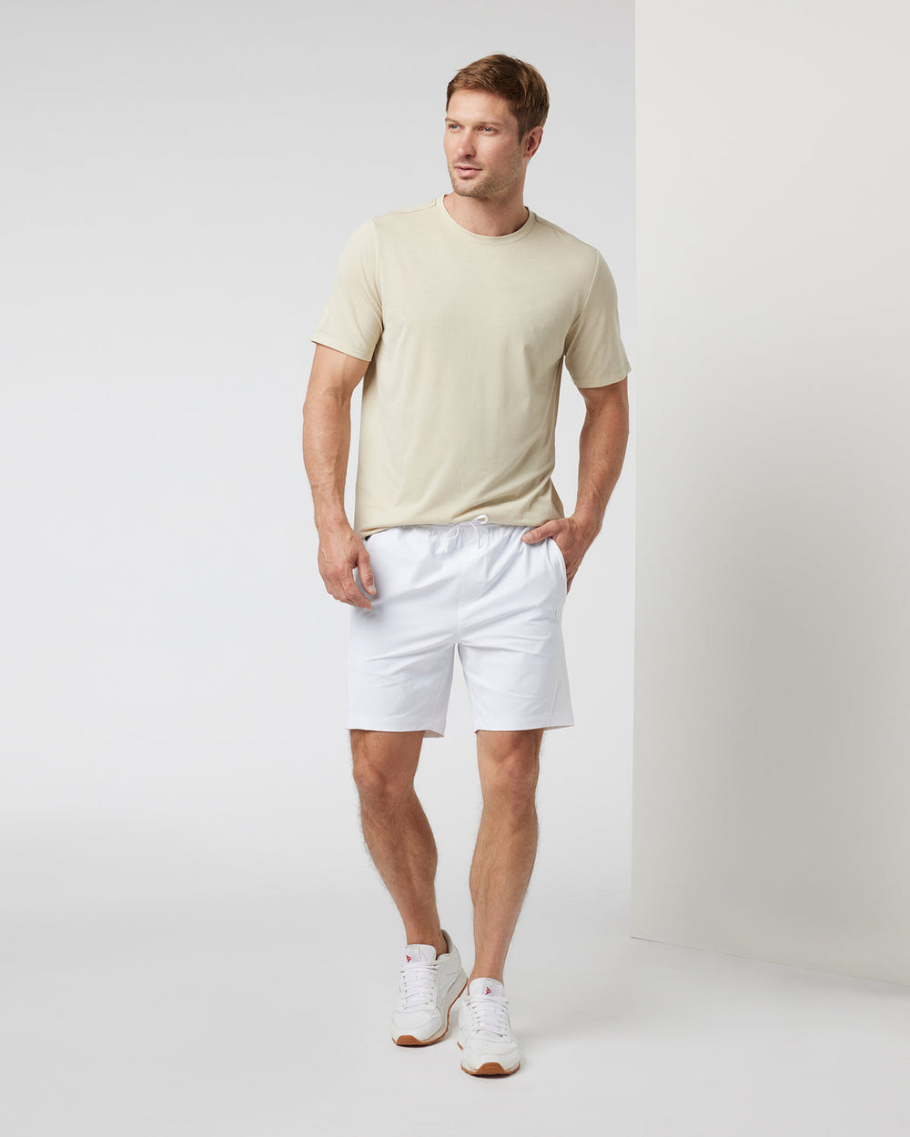 Crosscourt Short Men's White Tennis Shorts | Vuori Clothing