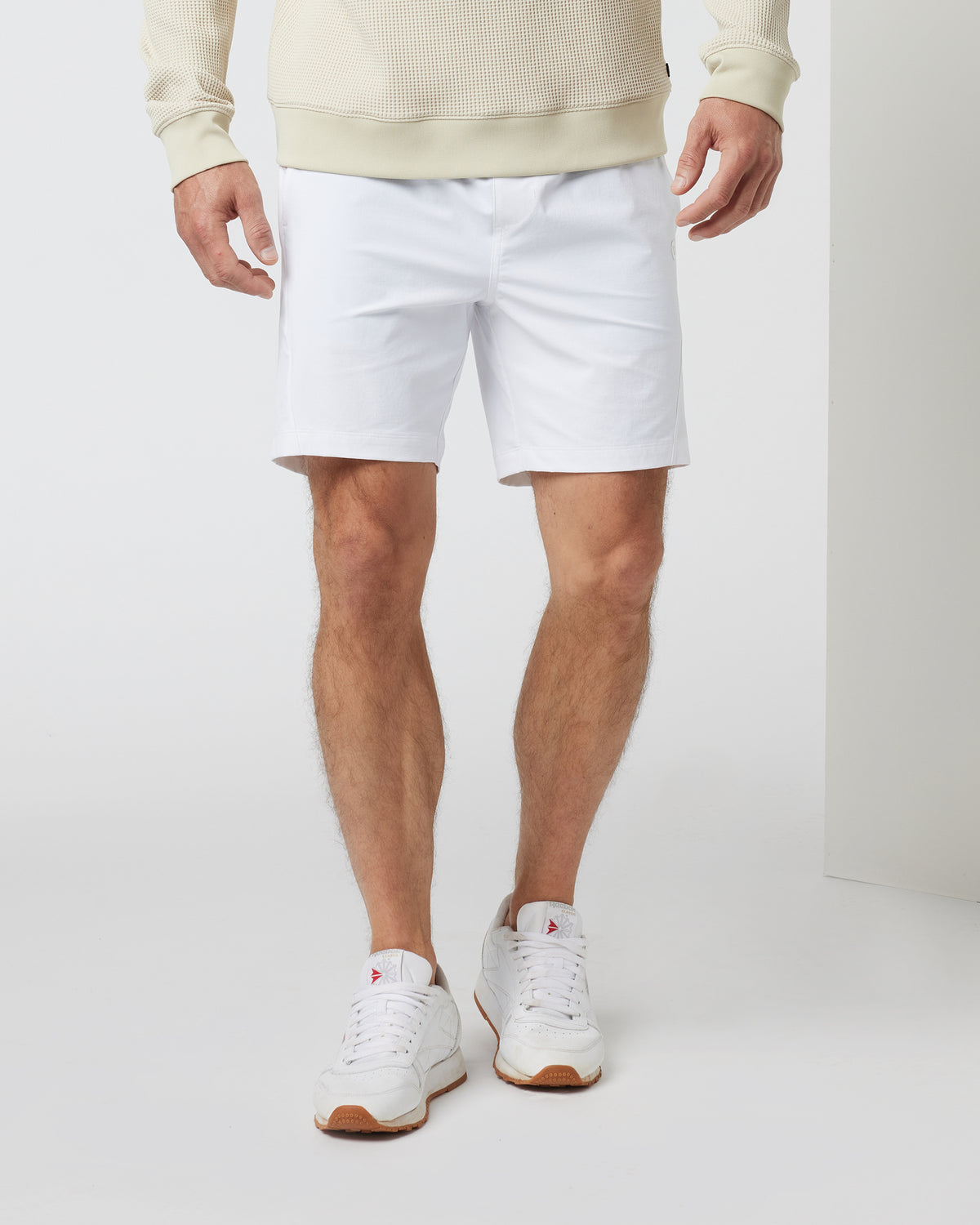 Crosscourt Short Men's White Tennis Shorts | Vuori Clothing