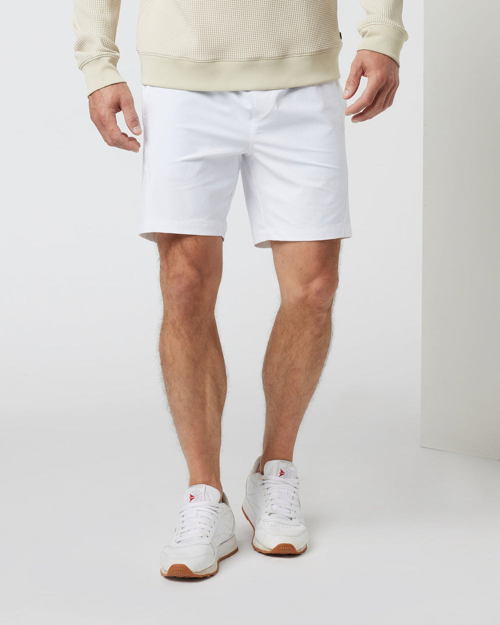 Crosscourt Short Men's White Tennis Shorts | Vuori Clothing