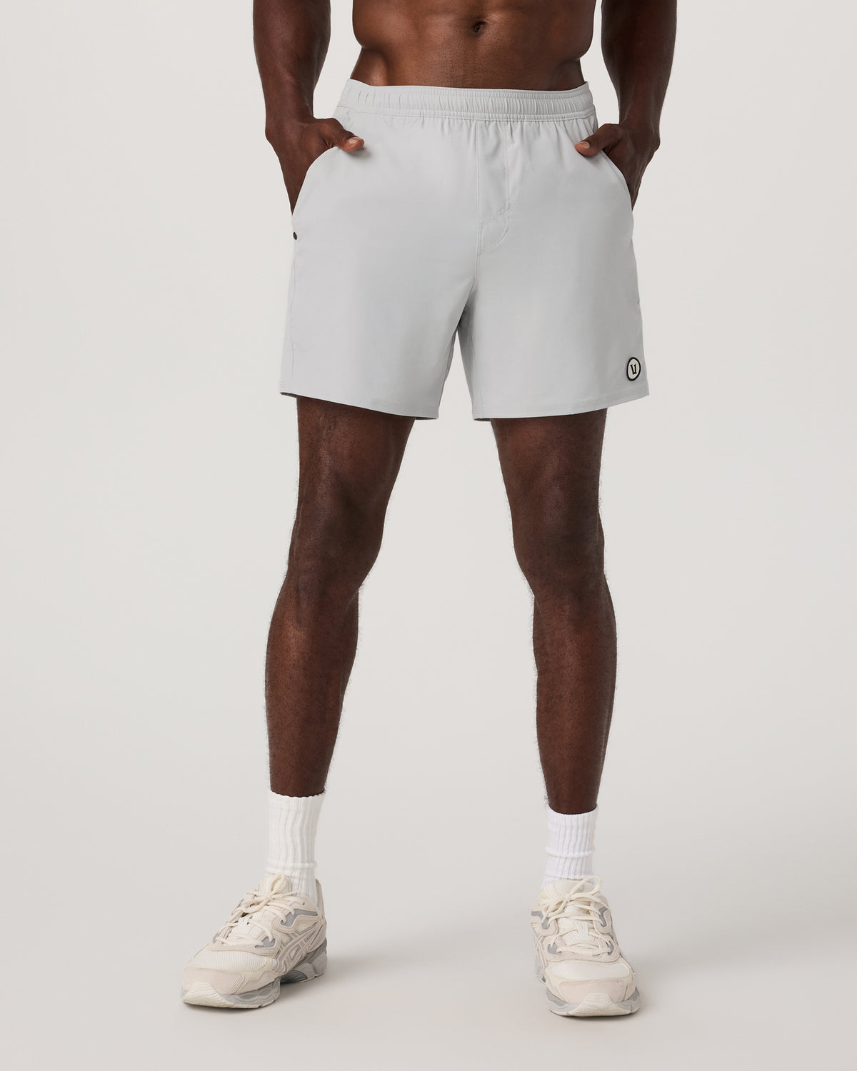 Maverick Volley Short Lined Men's Sky Grey Swim Shorts | Vuori For sale