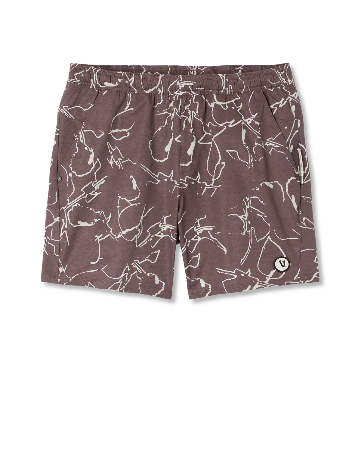 Maverick Volley Short Lined Men's Huckleberry Shorts | Vuori Outlet
