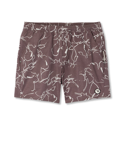 Maverick Volley Short Lined Men's Huckleberry Shorts | Vuori Outlet