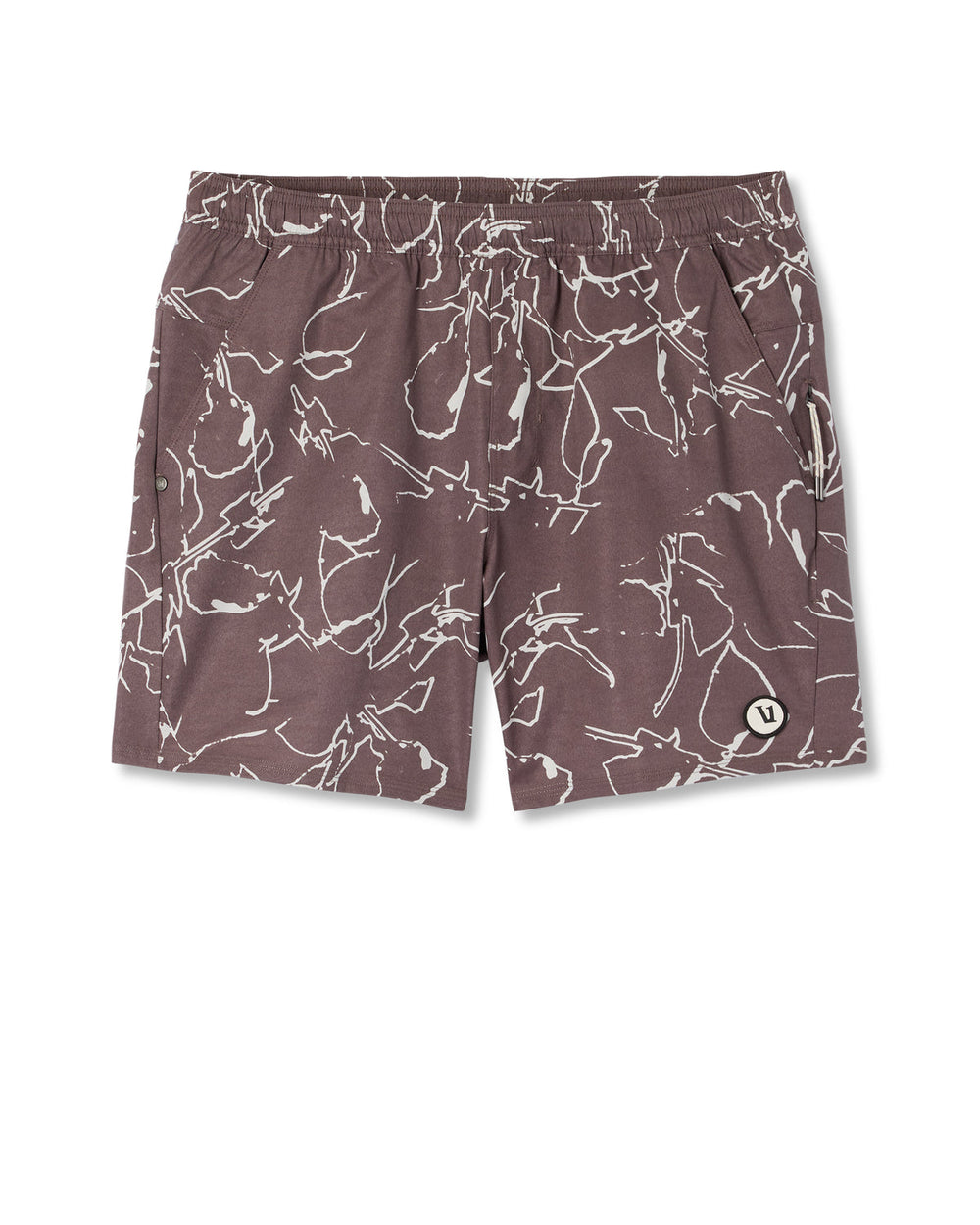 Maverick Volley Short Lined Men's Huckleberry Shorts | Vuori Outlet
