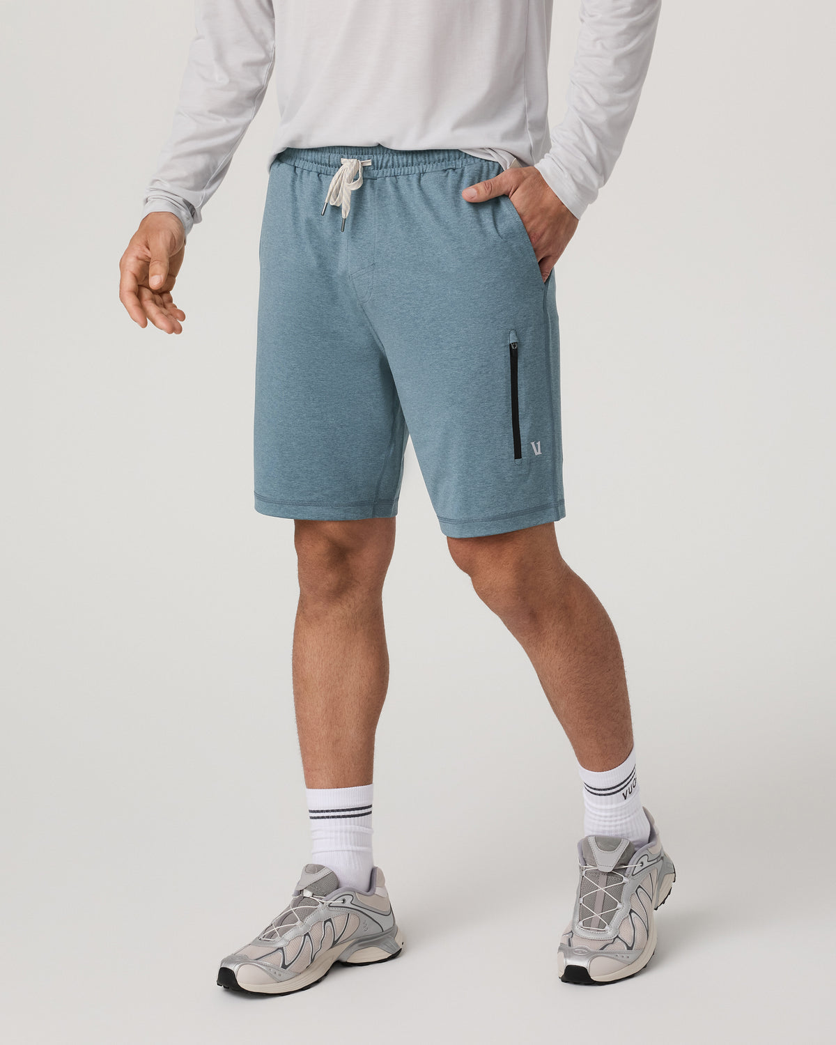 Sunday Performance Short 8" Men's Smoke Blue Shorts | Vuori Sale