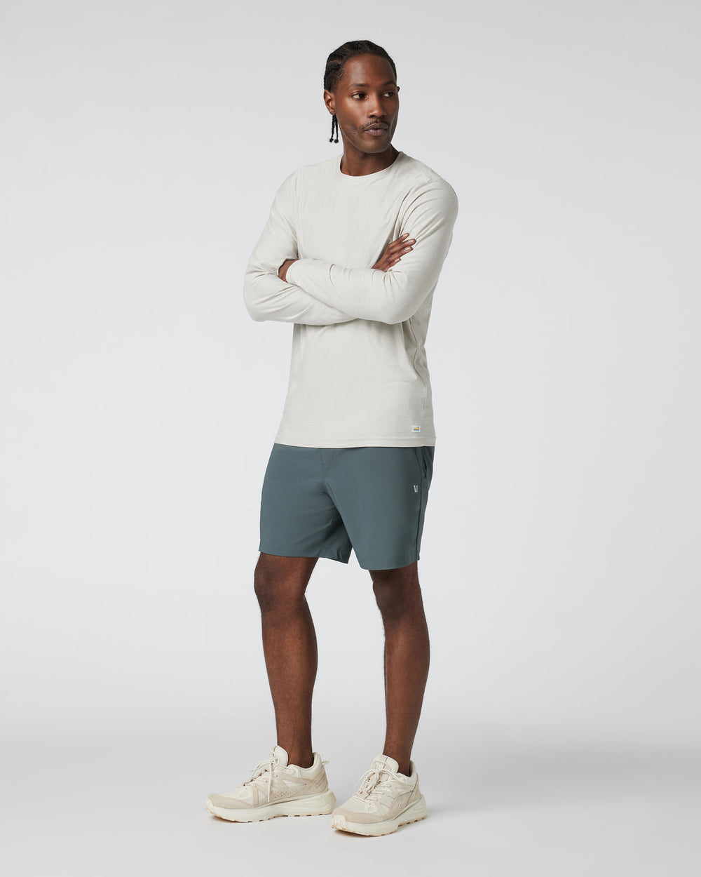 Train Tech Short Men's Smoked Beryl Training Shorts | Vuori On sale