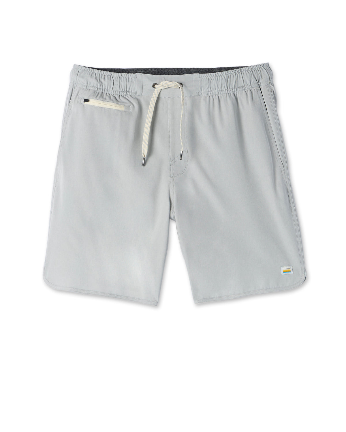 Banks Short Sky Grey Linen Texture Active Shorts | Vuori Online