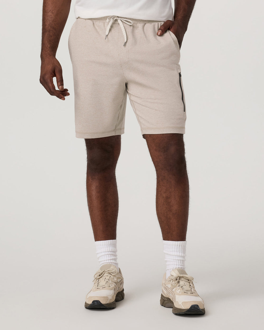 Sunday Performance Short 8" Men's Toast Heather Shorts | Vuori