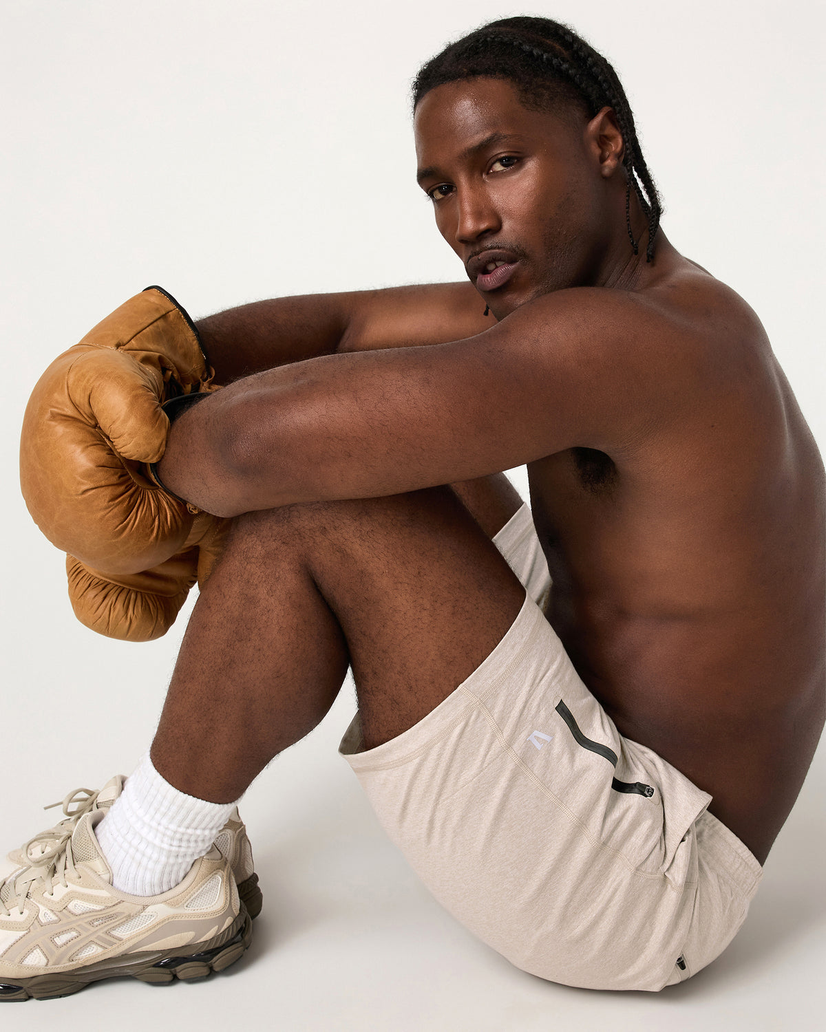 Sunday Performance Short 8" Men's Toast Heather Shorts | Vuori