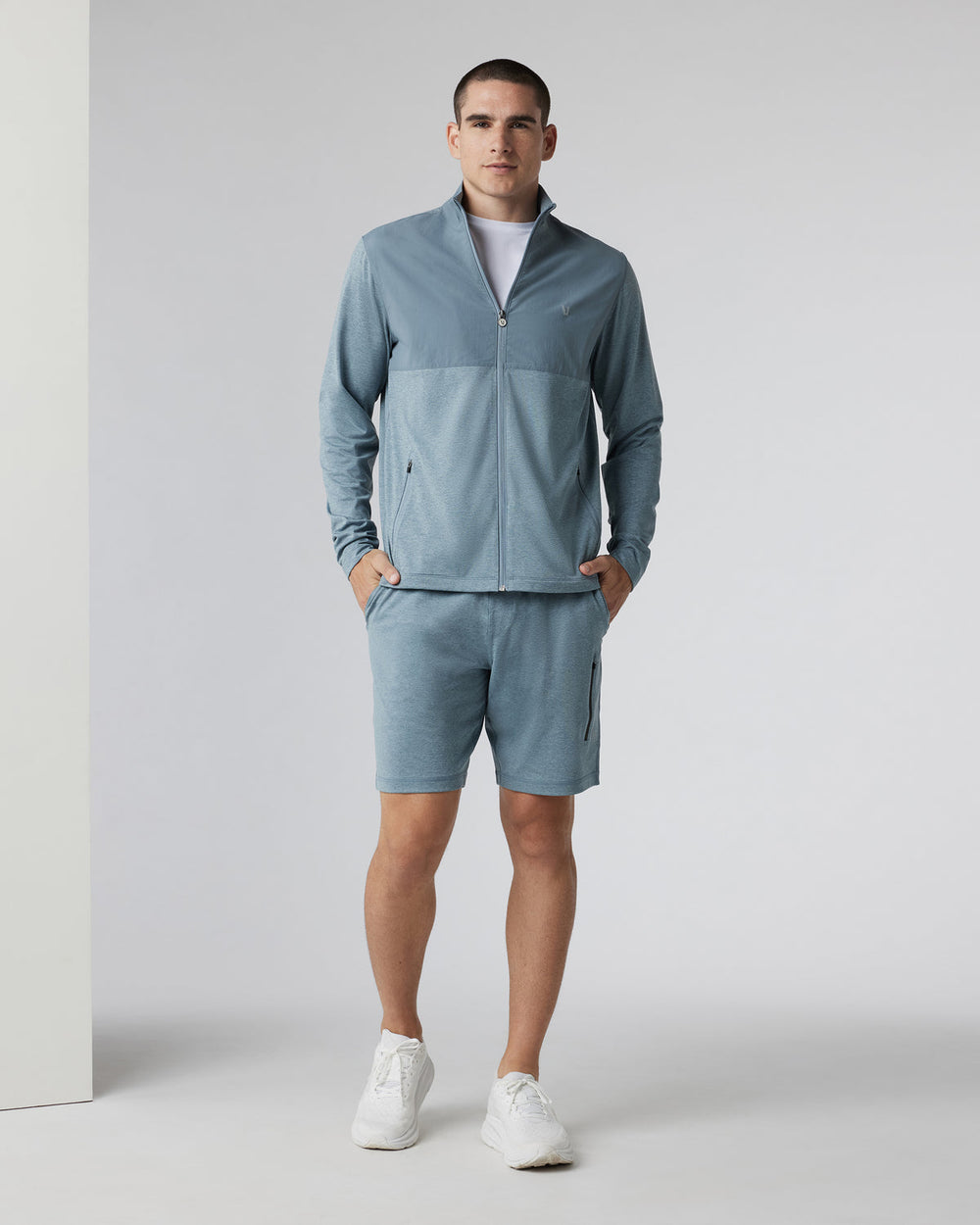 Sunday Performance Short 8.5" Dusty Blue Heather | Vuori Discount