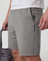 Coronado Short 8" Dolomite Heather | Vuori Online