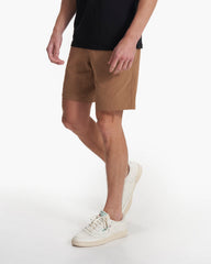 Meta Short Camel Brown Relaxed Fit Chino Shorts | Vuori US