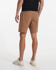 Meta Short Camel Brown Relaxed Fit Chino Shorts | Vuori US