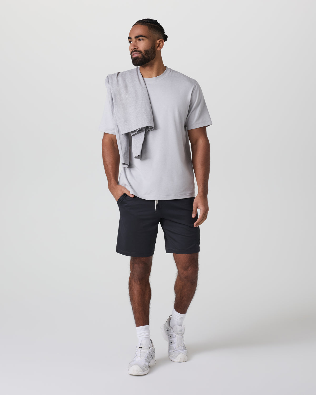 Sunday Performance Utility Short Classic Fit 8" Black | Vuori On sale