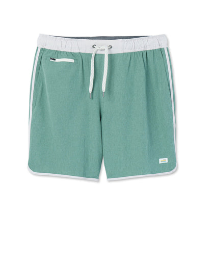 Banks Short Hedge Green Linen Texture | Vuori Discount