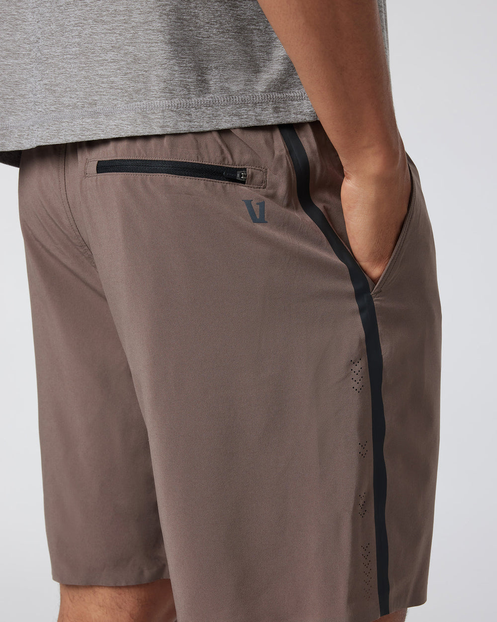 Domain Performance Short Men's Fossil Workout Shorts | Vuori Sale